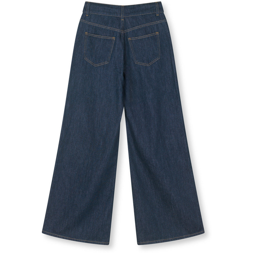 R.A Denim Studio D6 Wide Belt Jeans Dark Blue