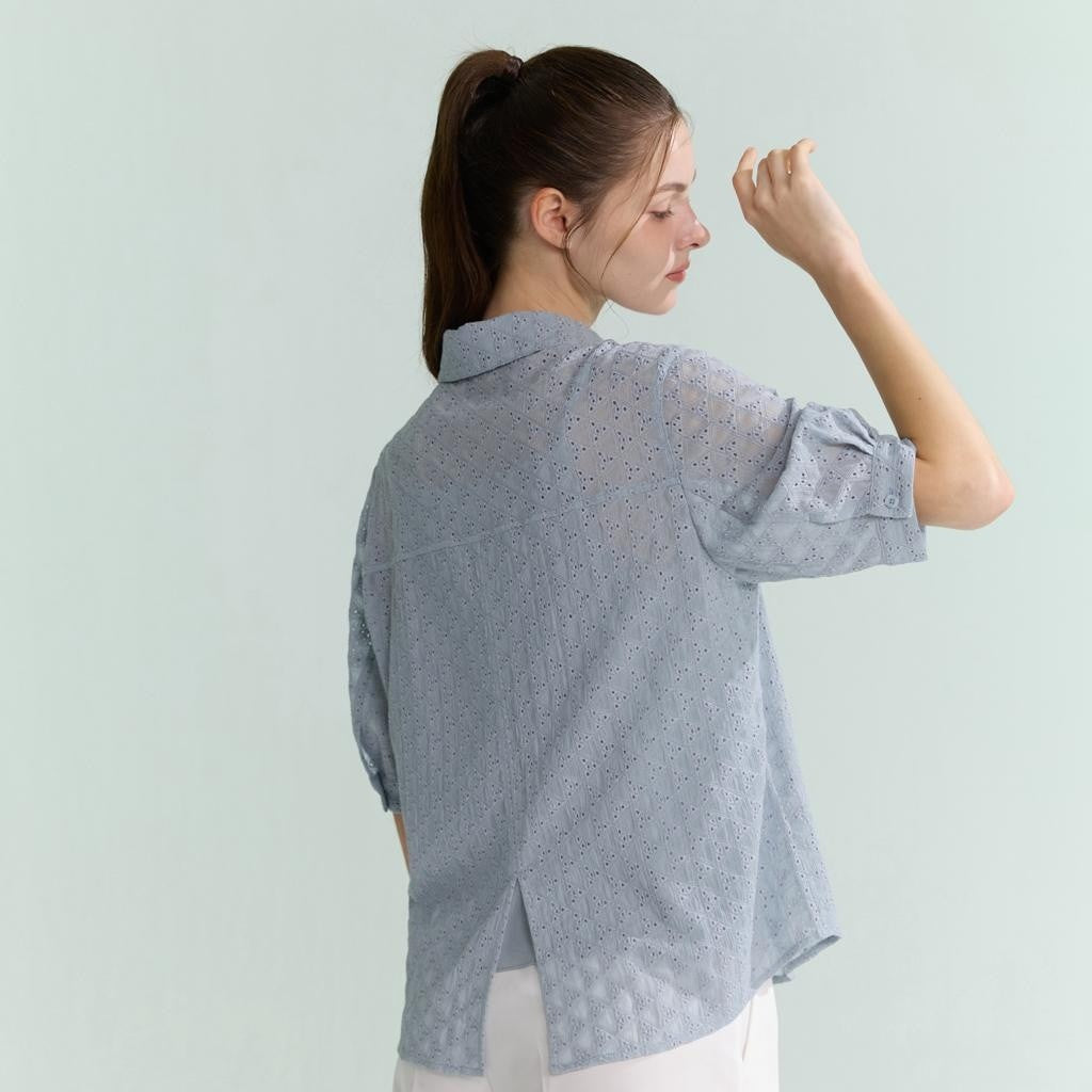 R.A Denim Studio JRAMSS01W Shirt